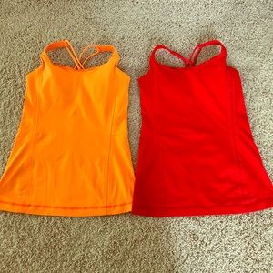 Lululemon sports tank tops size 4